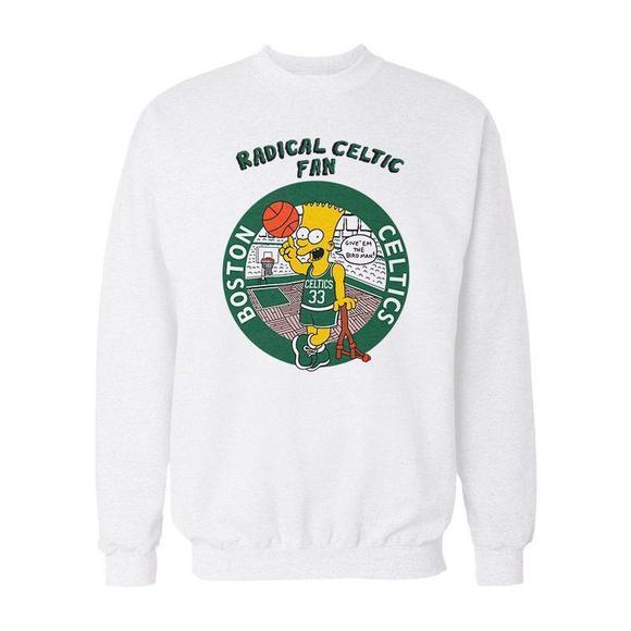 Bart Simpsons Radical Celtic Sweatshirt - Picture 1 of 4